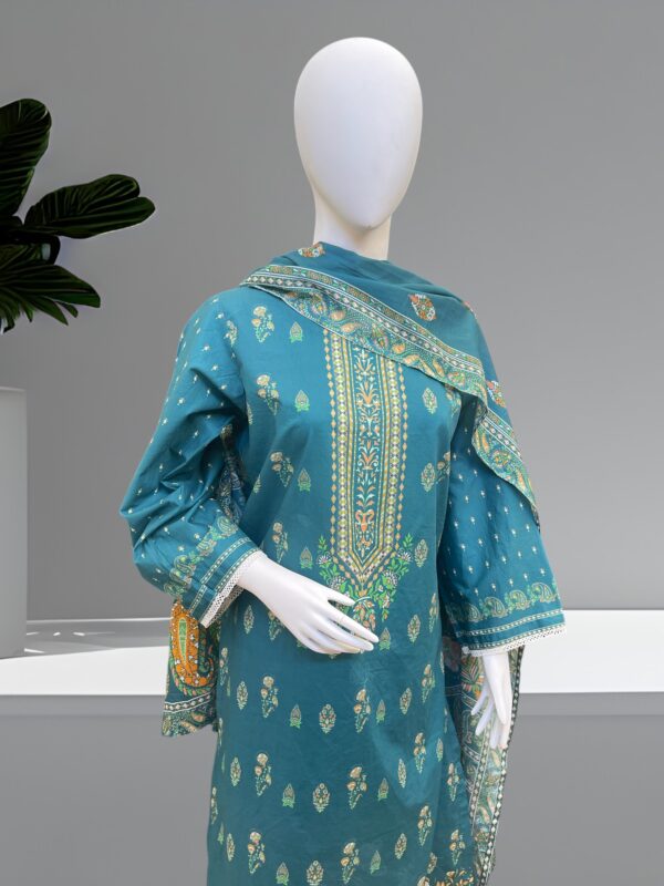 Zinc Lawn 2pcs Shirt Dupatta - Image 4