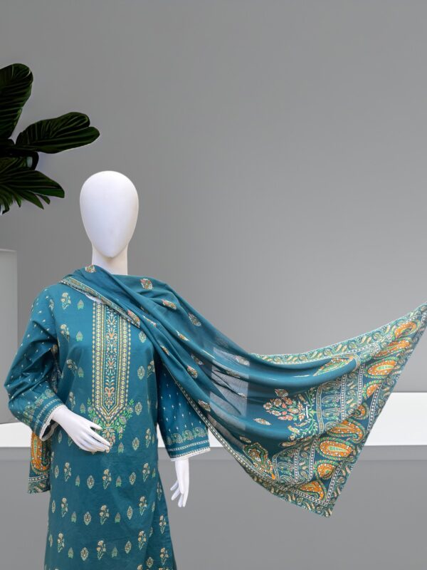 Zinc Lawn 2pcs Shirt Dupatta - Image 2